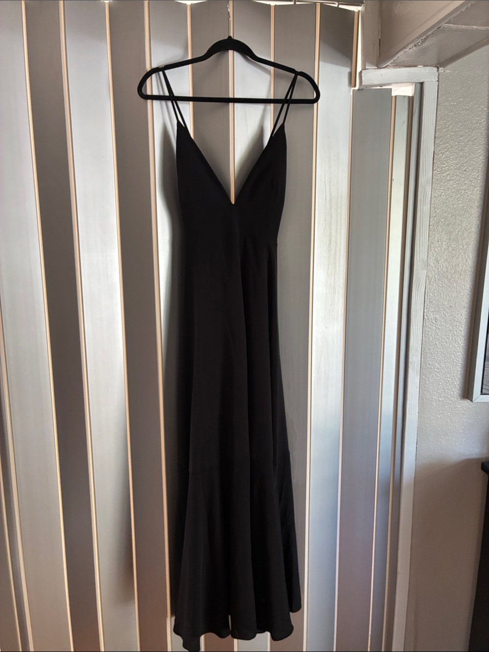 Love Bonito Black V-Neck Maxi Slip Dress